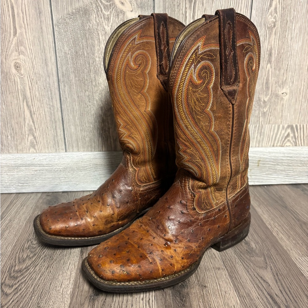 Brown Leather Western Boots - Picture 5 of 7